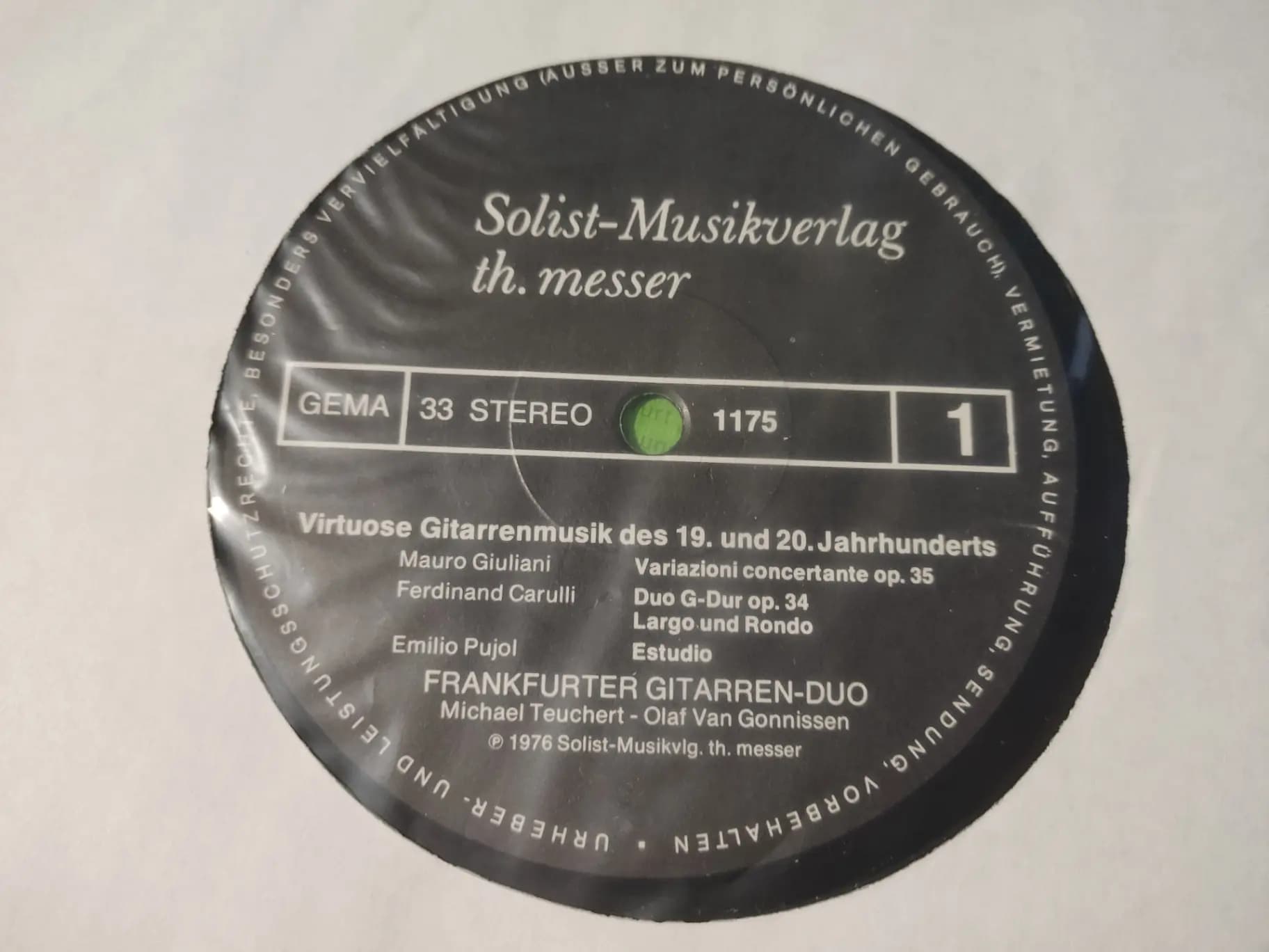 Główne zdjęcie - Frankfurter Gitarren Duo - Virtuose Gitarrenmusik Des 19