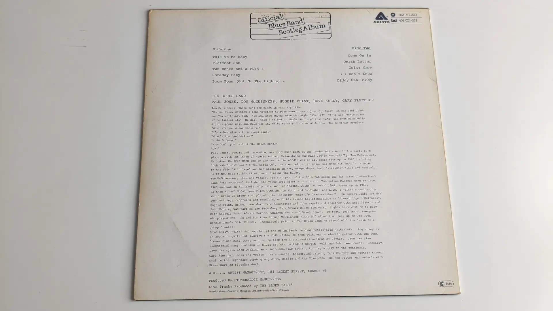 Główne zdjęcie - The Blues Band - Official Blues Band Bootleg Album
