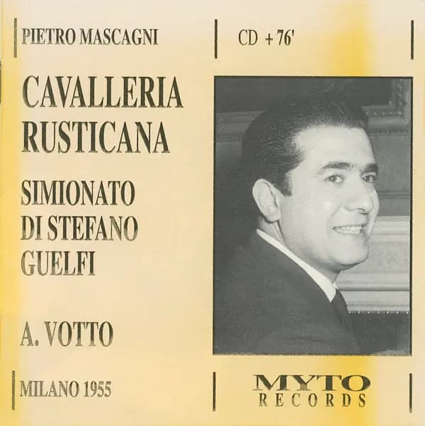 Okładka płyty Mascagni, Simionato, di Stefano - Cavalleria Rusticana