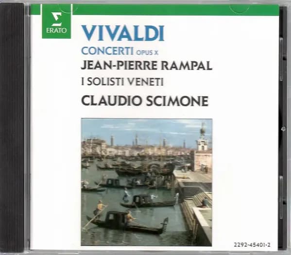 Okładka płyty Vivaldi, Rampal, Scimone - Concerti Opus X