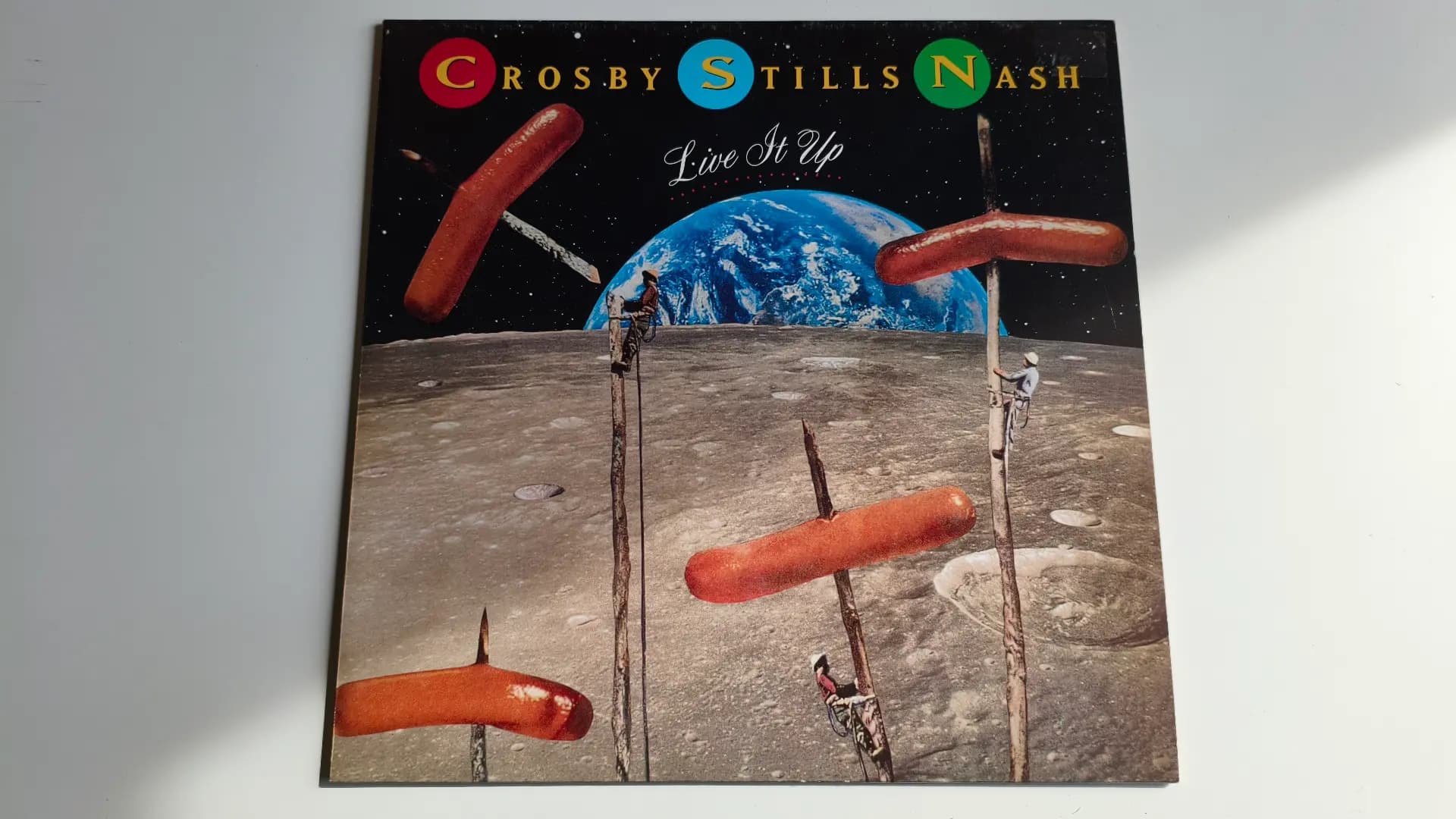 Okładka płyty Crosby, Stills & Nash - Live It Up