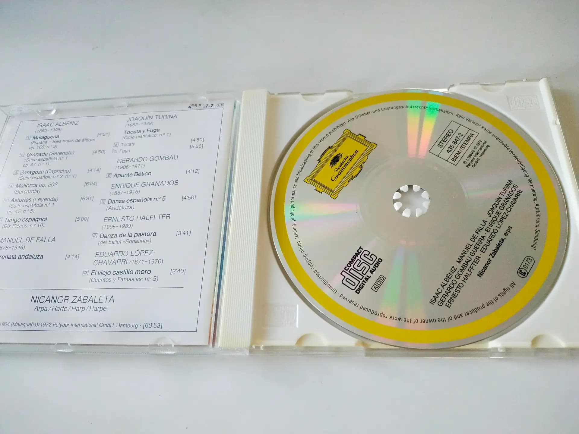 Główne zdjęcie - Zabaleta, Albéniz, Halffter, Chavarri - Arpa Española