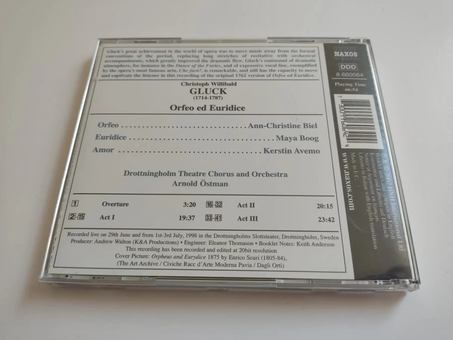 Główne zdjęcie - Gluck, Biel, Boog, Avemo - Orfeo Ed Euridice (First Vienna Version, 1762)