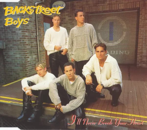 Okładka płyty Backstreet Boys - I'll Never Break Your Heart