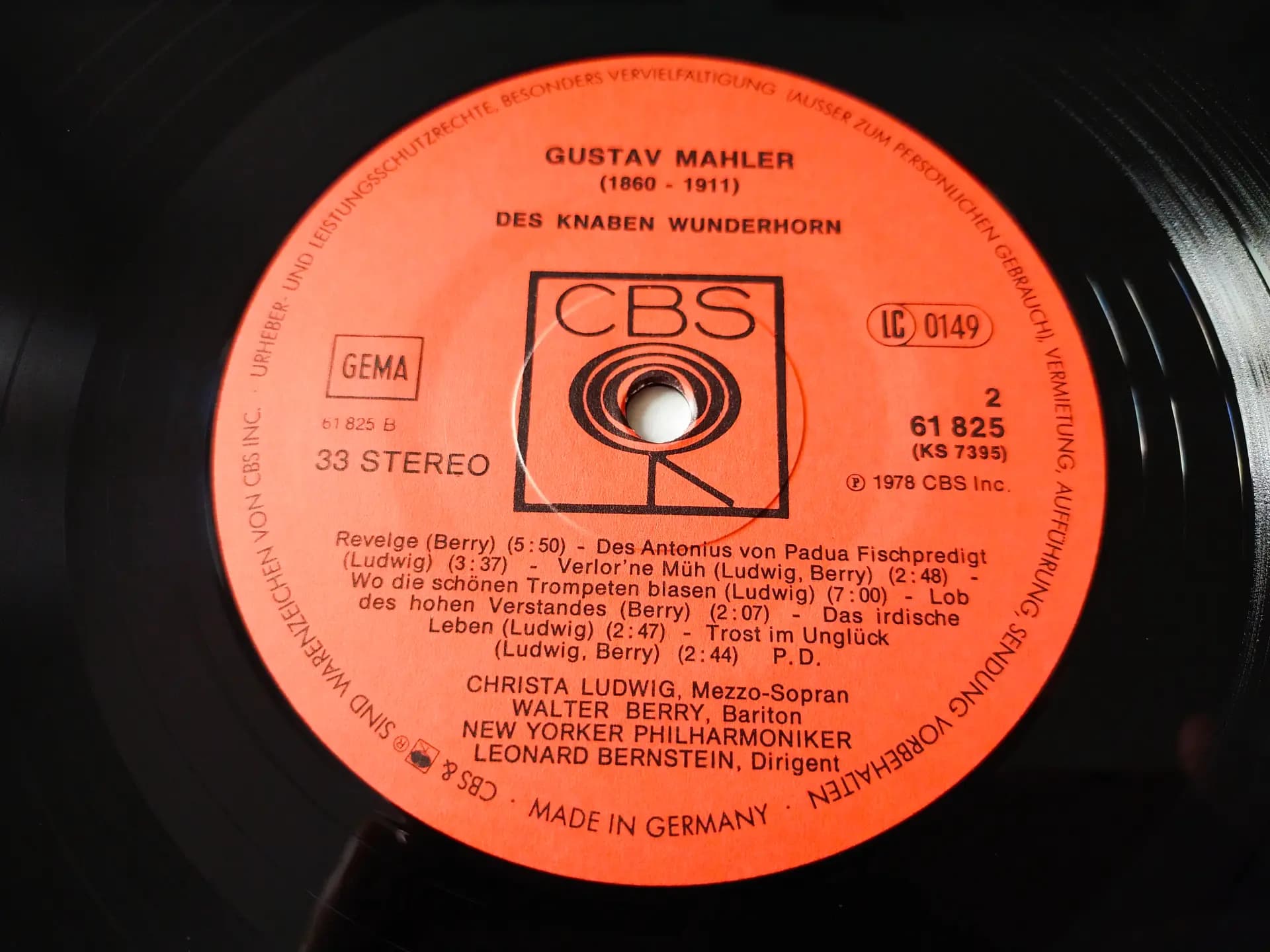 Główne zdjęcie - Mahler, Ludwig, Berry, Bernstein - Des Knaben Wunderhorn
