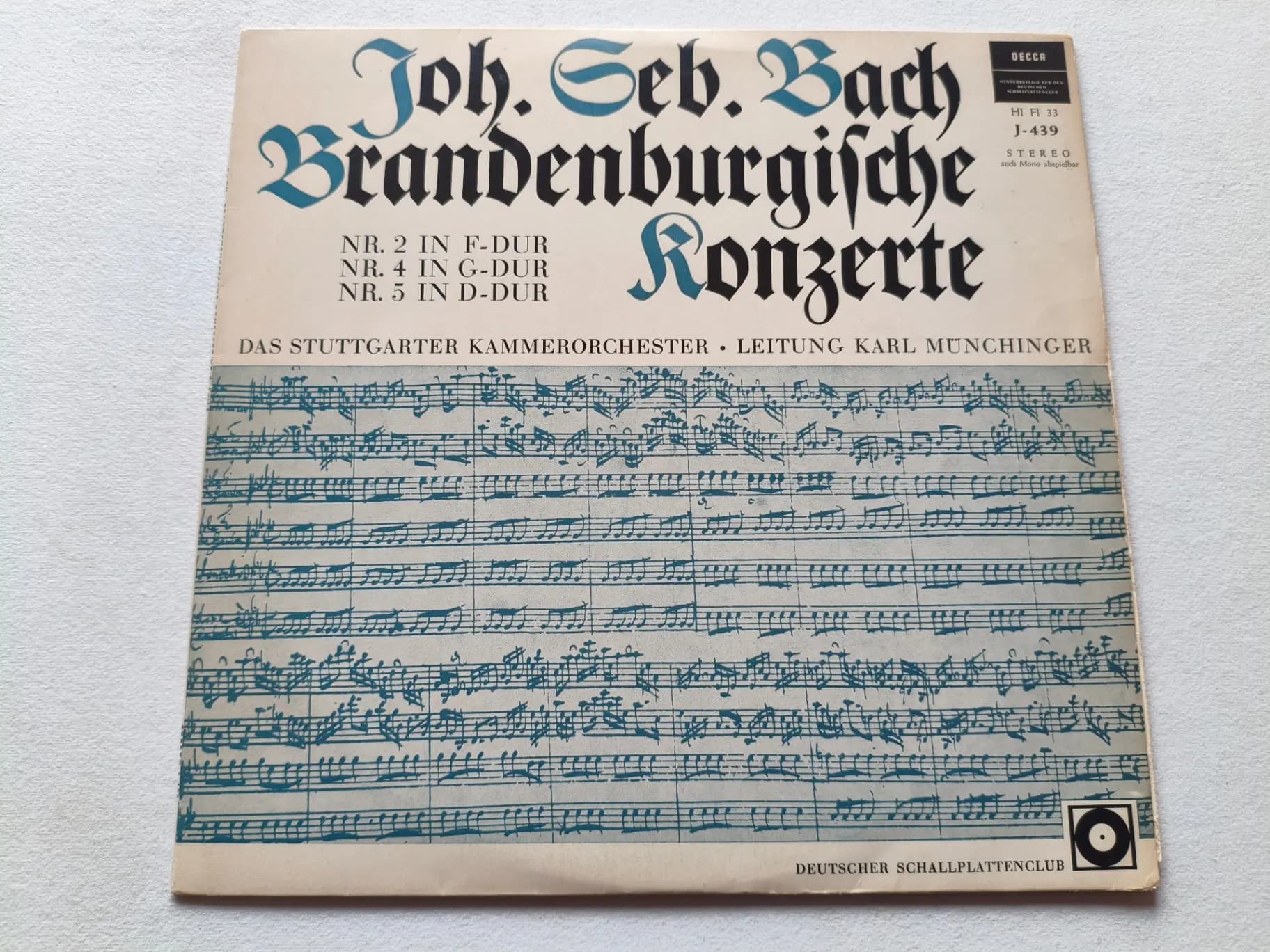 Główne zdjęcie - Bach, Münchinger - Brandenburgische Konzerte. Nr. 2, 4 & 5