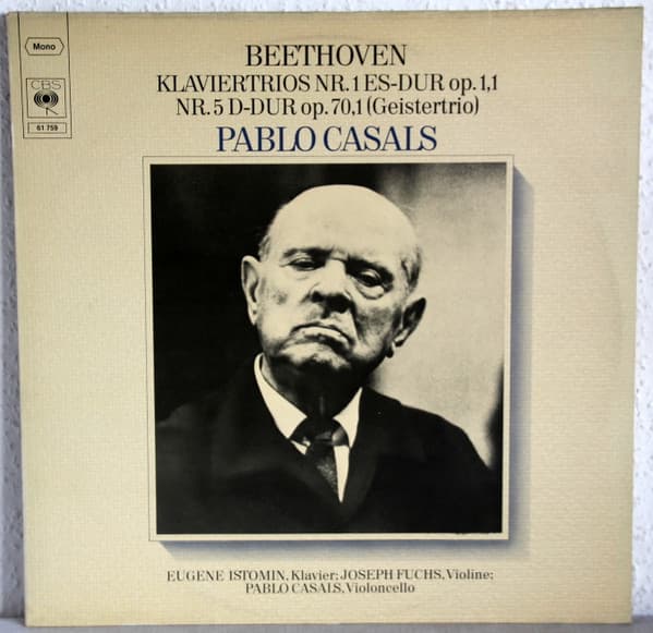 Główne zdjęcie - Beethoven, Casals - Klaviertrios Nr.1 ES-DUR op.1,1 Nr.5 D-DUR