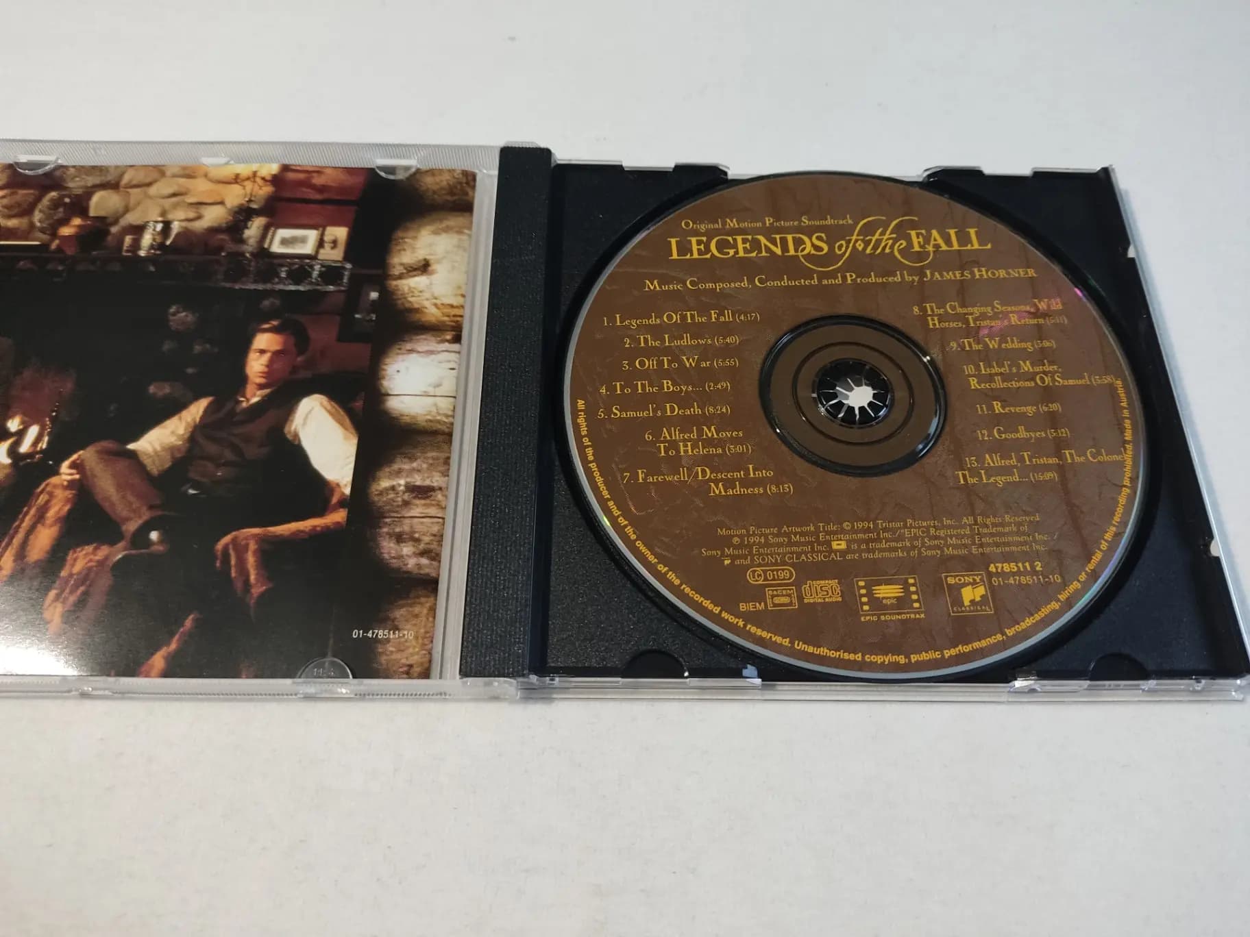 Główne zdjęcie - James Horner - Legends Of The Fall 