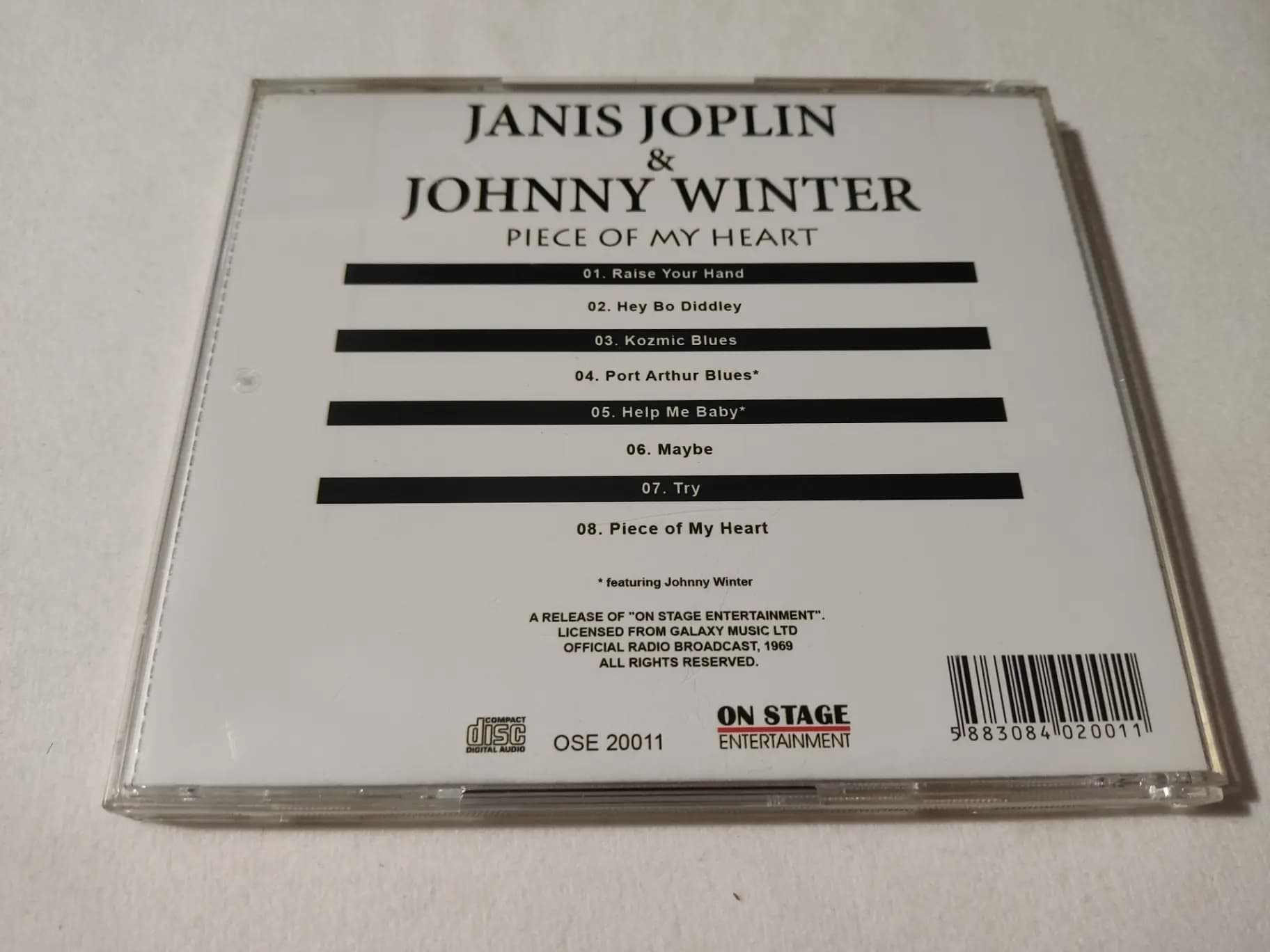 Główne zdjęcie - Janis Joplin, Johnny Winter - Piece Of My Heart