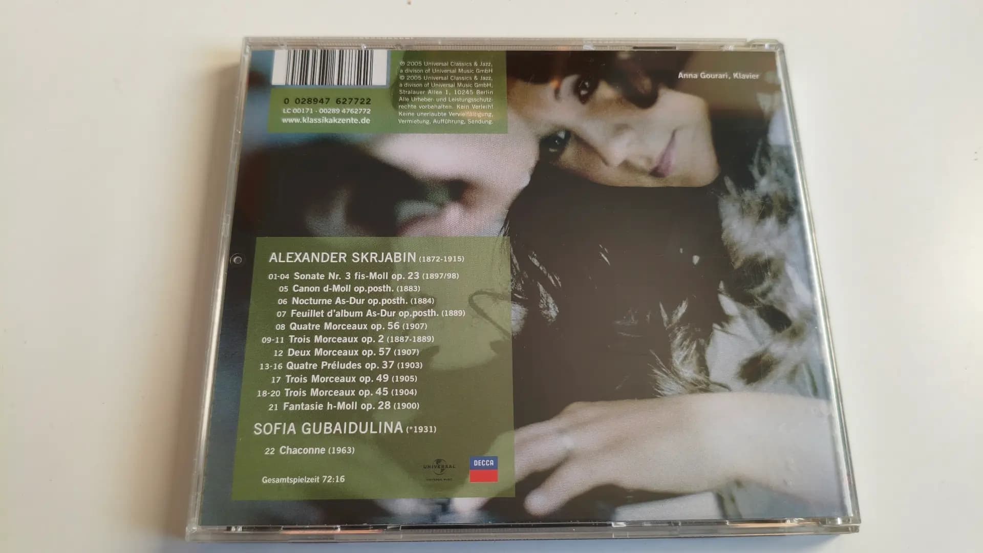 Główne zdjęcie - Gourari, Scriabin, Gubaidulina - Désir