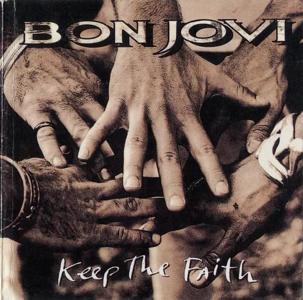 Okładka płyty Bon Jovi - Keep The Faith