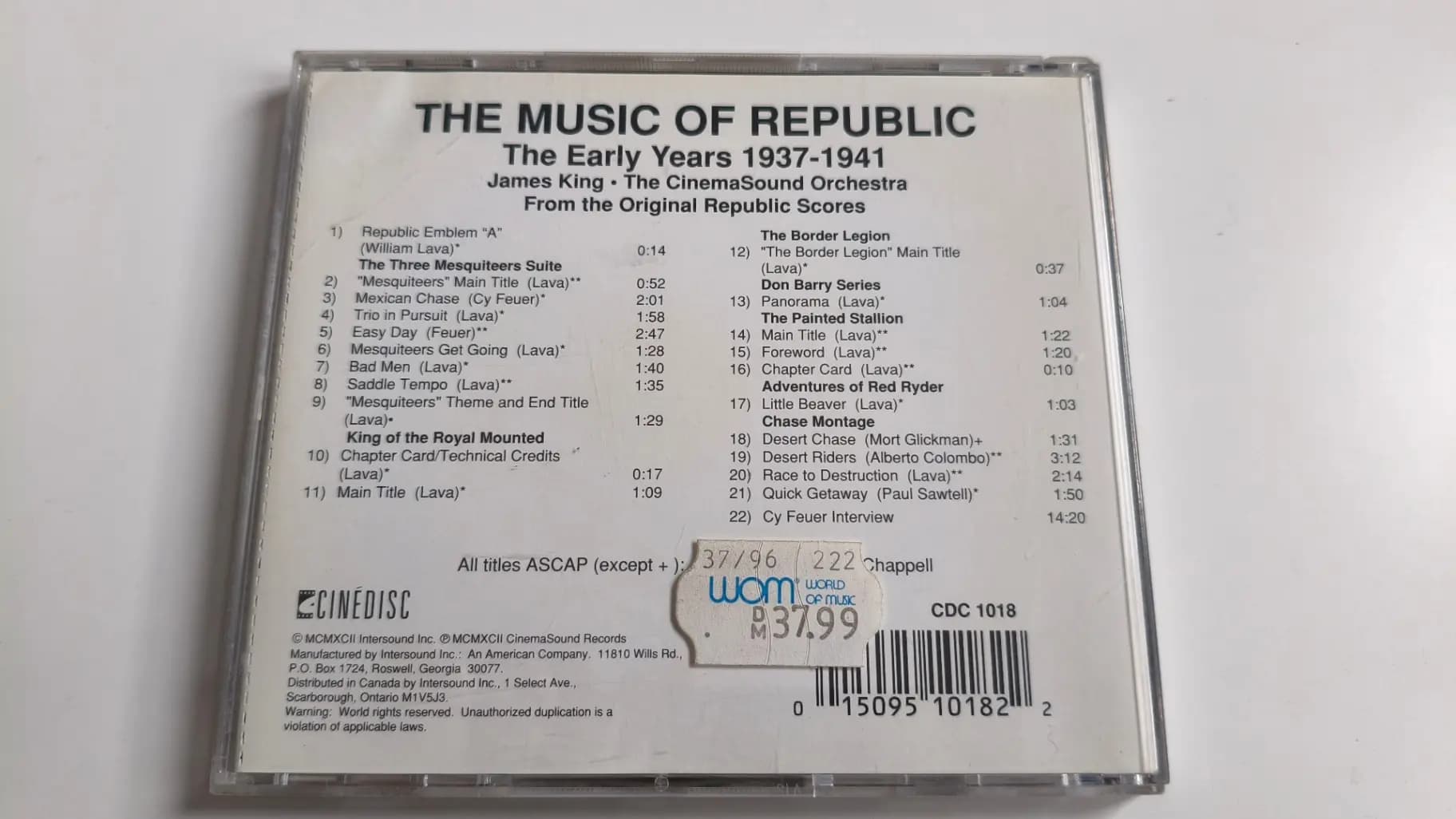 Główne zdjęcie - William Lava - Music Of Republic : The Early Years 1937-1941