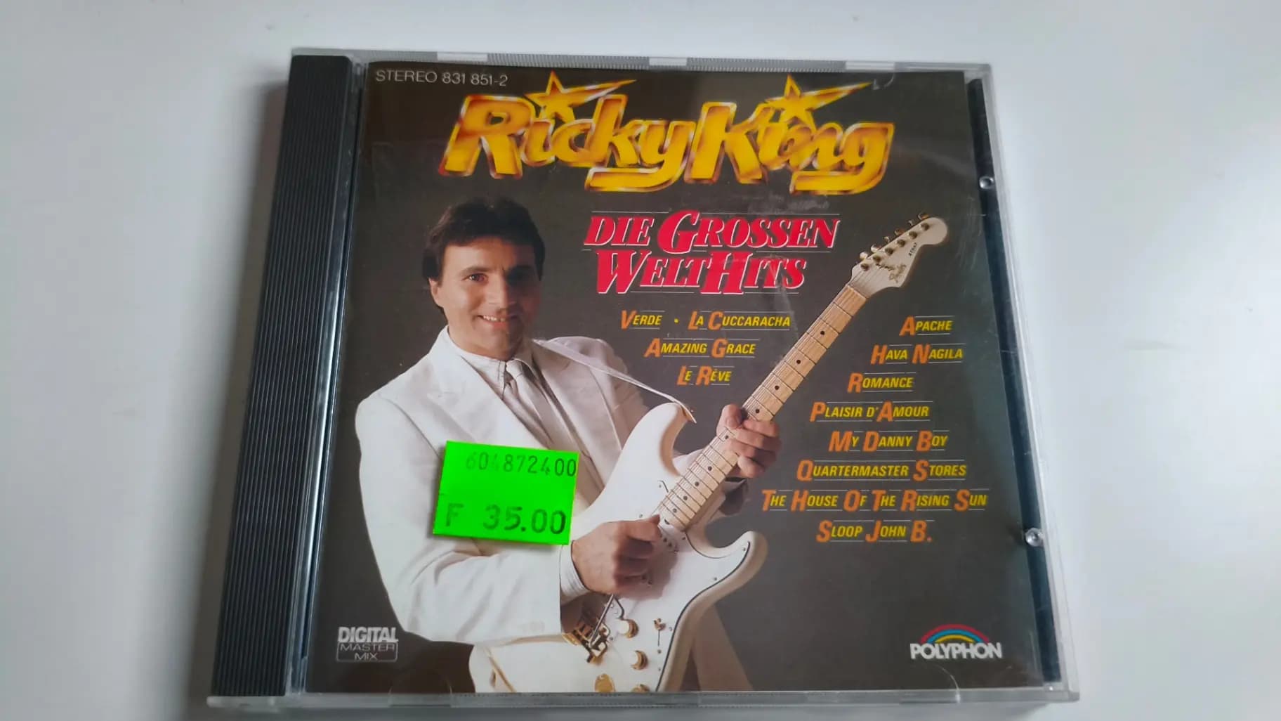 Okładka płyty Ricky King - Die Grossen Welthits