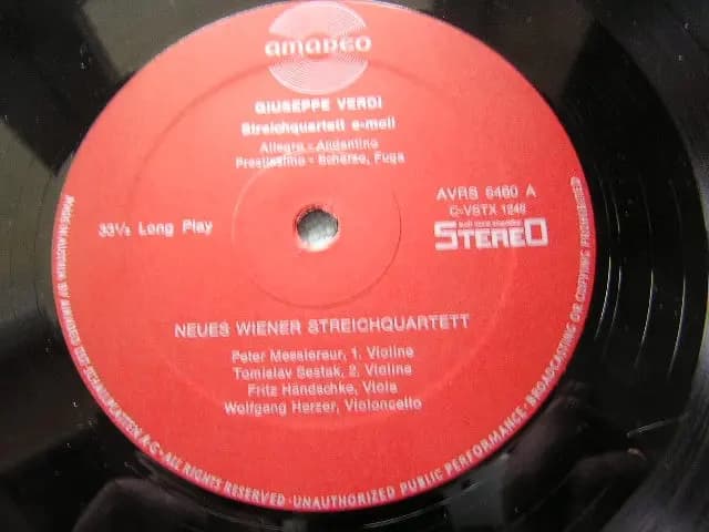 Główne zdjęcie - VERDI - STREICHQUARTETT - NEUES WIENER - VERDI - STREICHQUARTETT - NEUES WIENER
