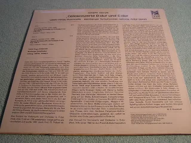 Główne zdjęcie - HAYDN - CELLOKONZERTE - VARGA,DORATI - HAYDN - CELLOKONZERTE - VARGA,DORATI