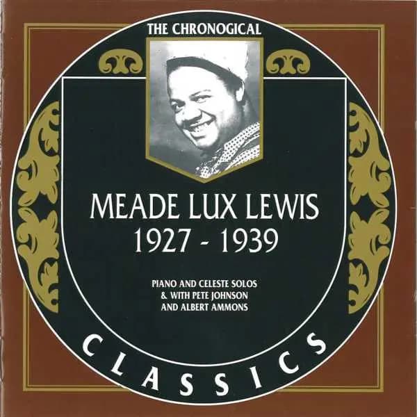 Okładka płyty Meade "Lux" Lewis - 1927-1939