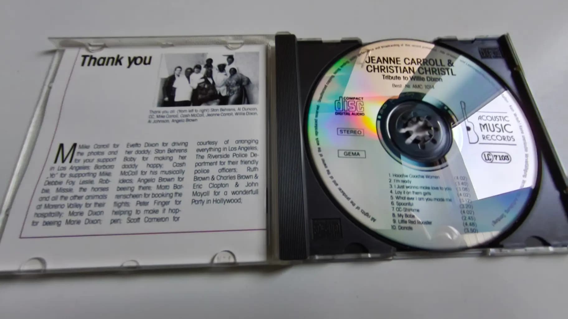 Główne zdjęcie - Jeanne Carroll, Christian Christl - Tribute To Willie Dixon