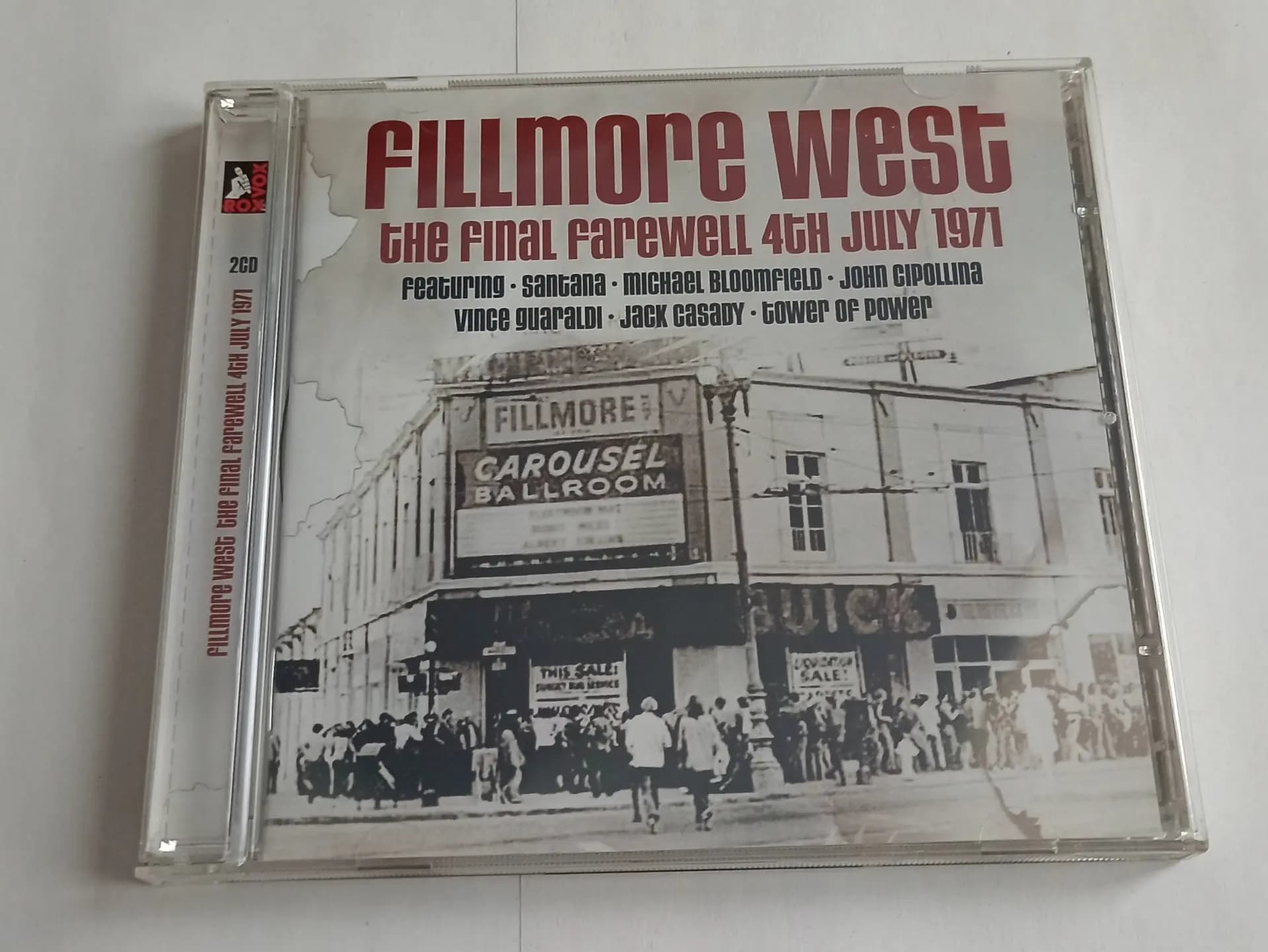 Okładka płyty Santana & Michael Bloomfield - Fillmore West Final Farewell. 4th July 1971