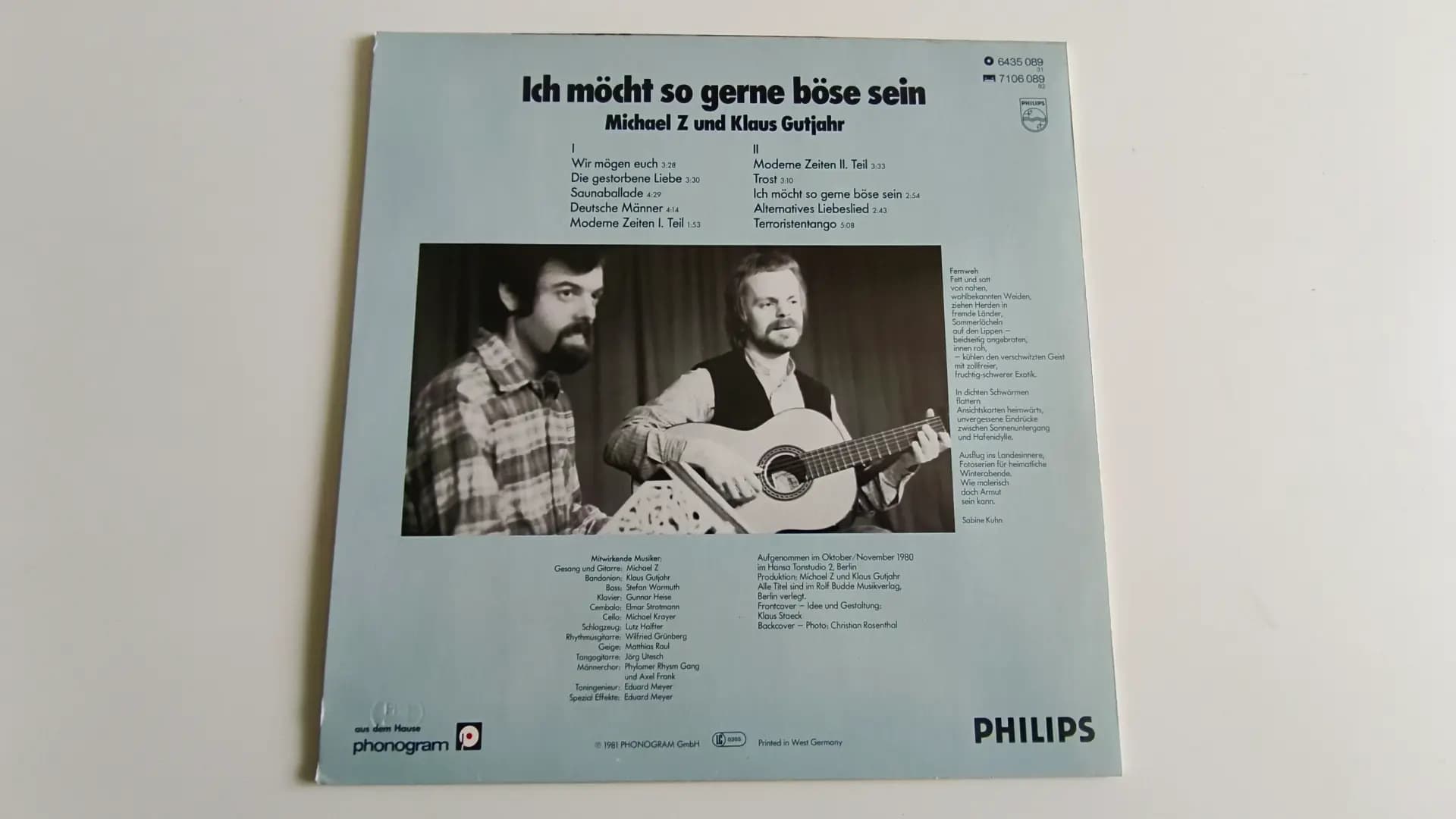 Główne zdjęcie - Michael Z, Klaus Gutjahr - Ich Möcht So Gerne Böse Sein