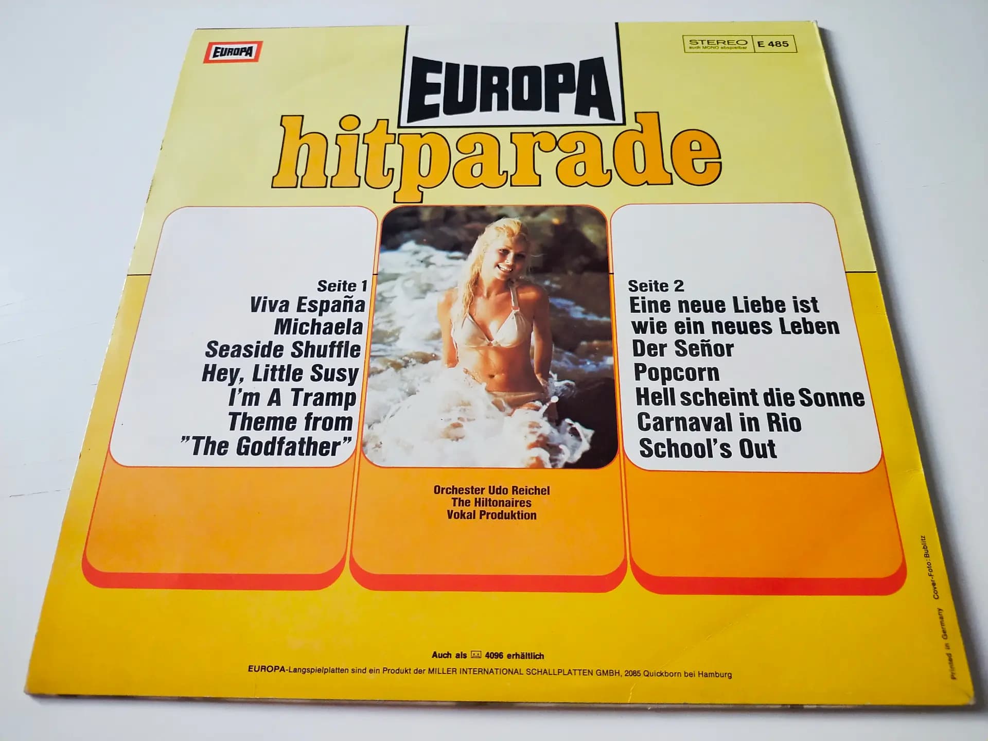Główne zdjęcie - Orchester Udo Reichel, The Hiltonaires - Europa Hitparade