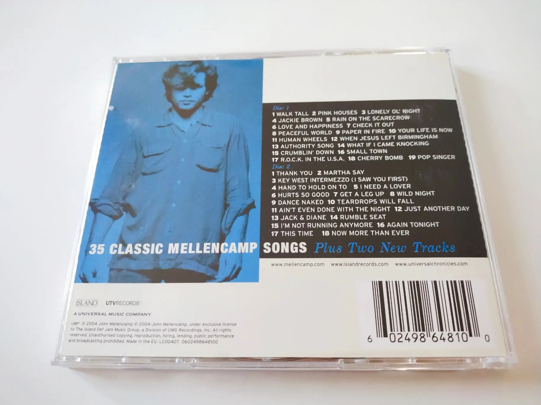 Główne zdjęcie - John Cougar Mellencamp - Words & Music (John Mellencamp's Greatest Hits)