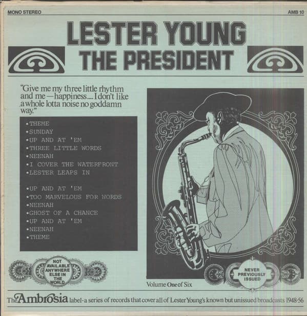 The President Volume One Of Six - Lester Young