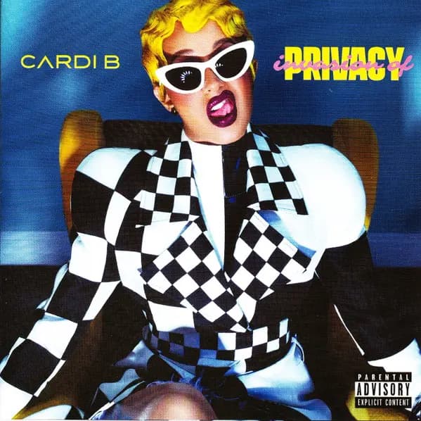 Okładka płyty Cardi B - Invasion Of Privacy