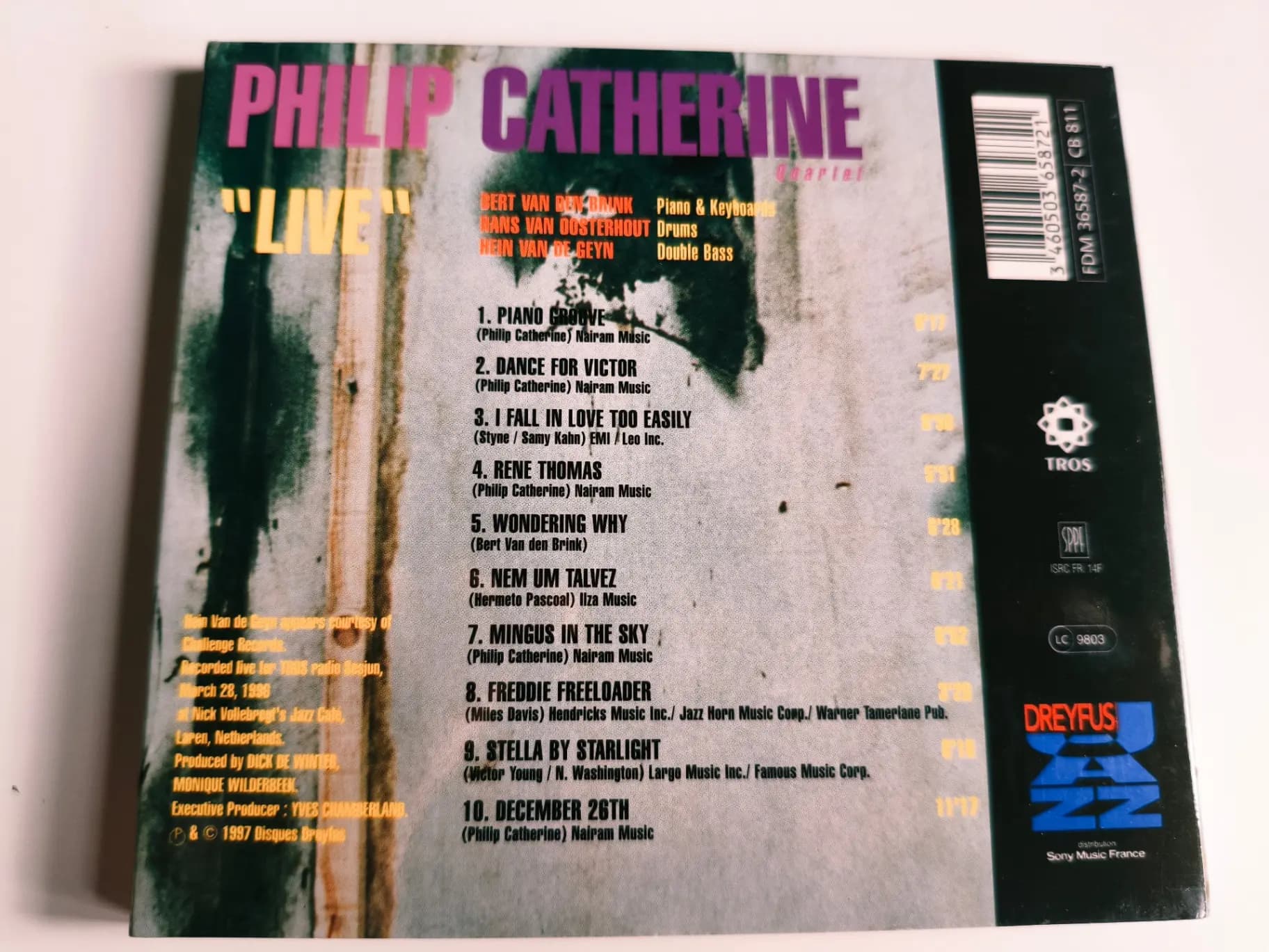 Główne zdjęcie - Philip Catherine Quartet - "Live"