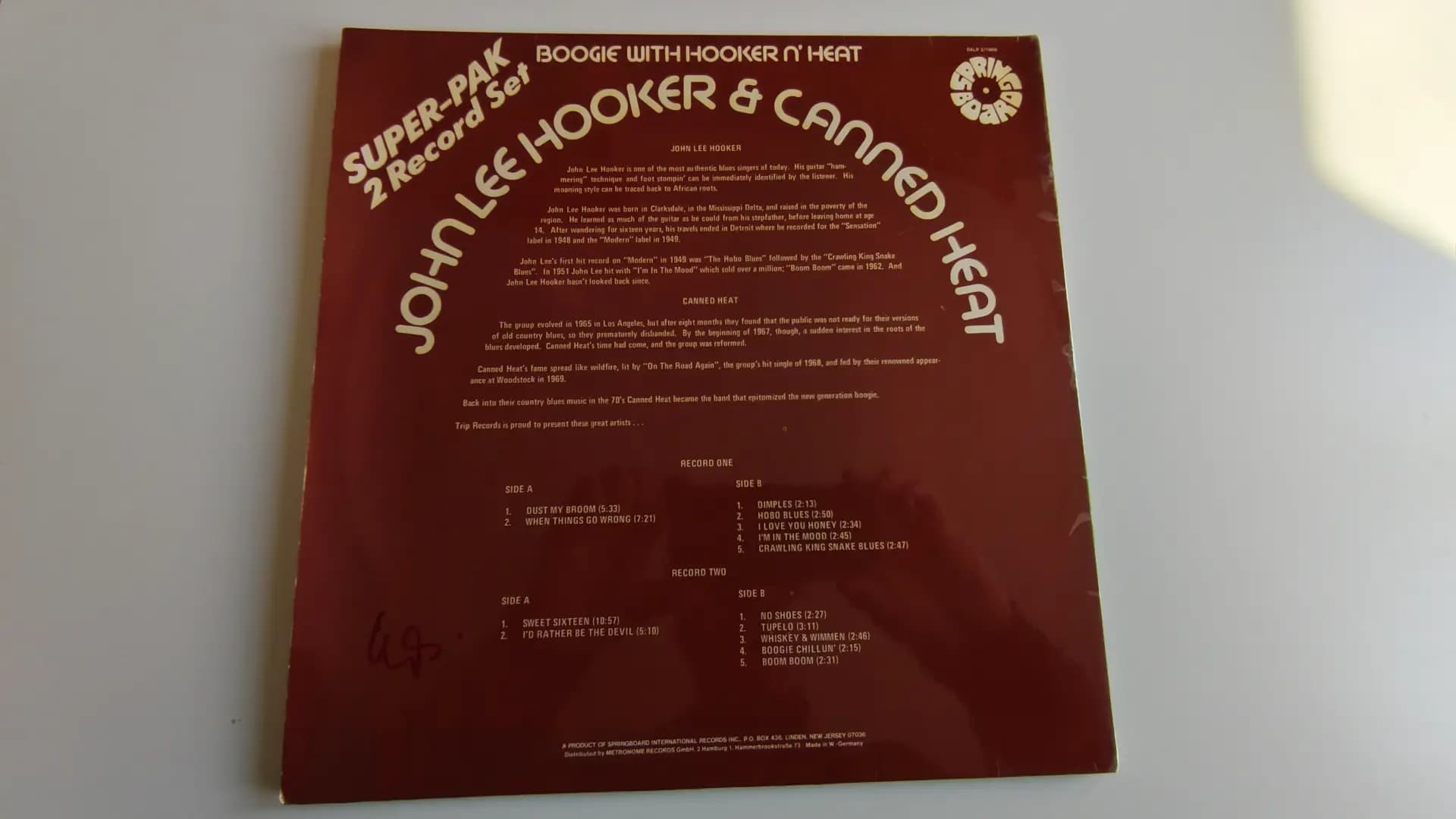 Główne zdjęcie - John Lee Hooker, Canned Heat - Boogie With Hooker N'Heat