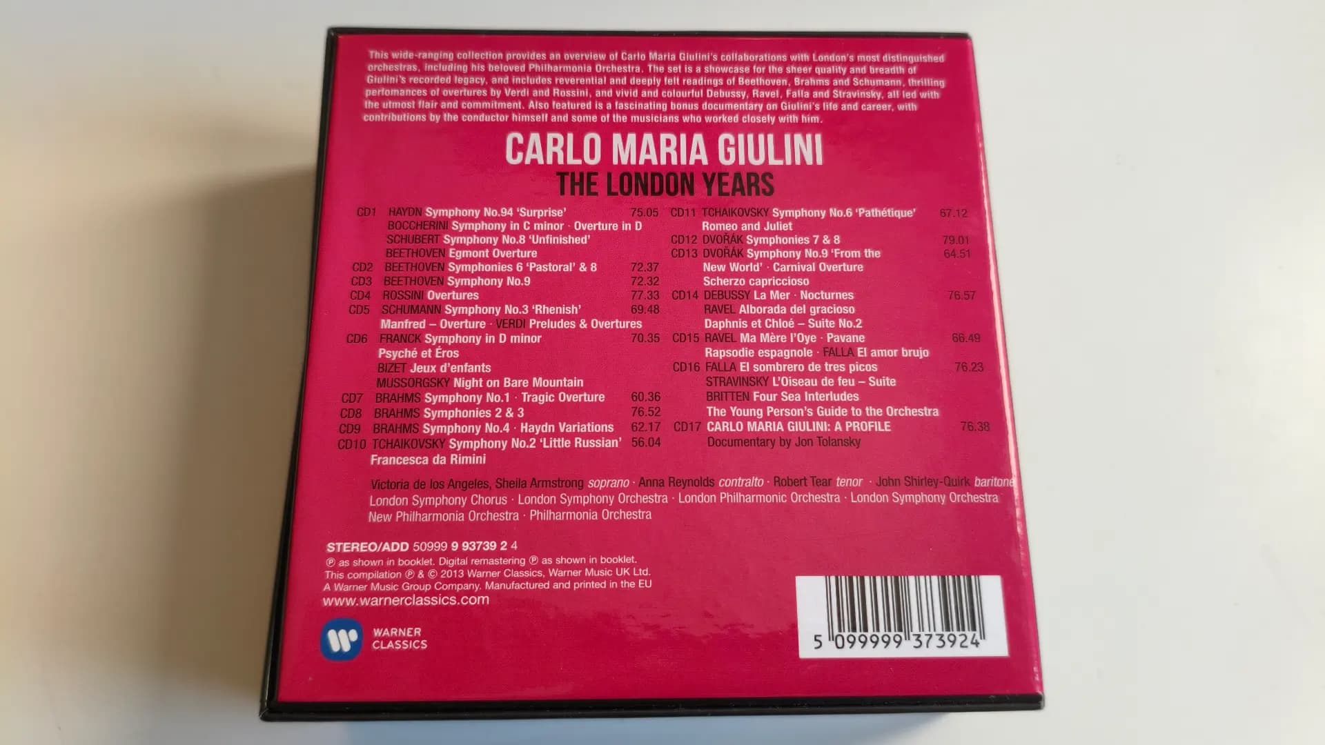 Główne zdjęcie - Carlo Maria Giulini - The London Years