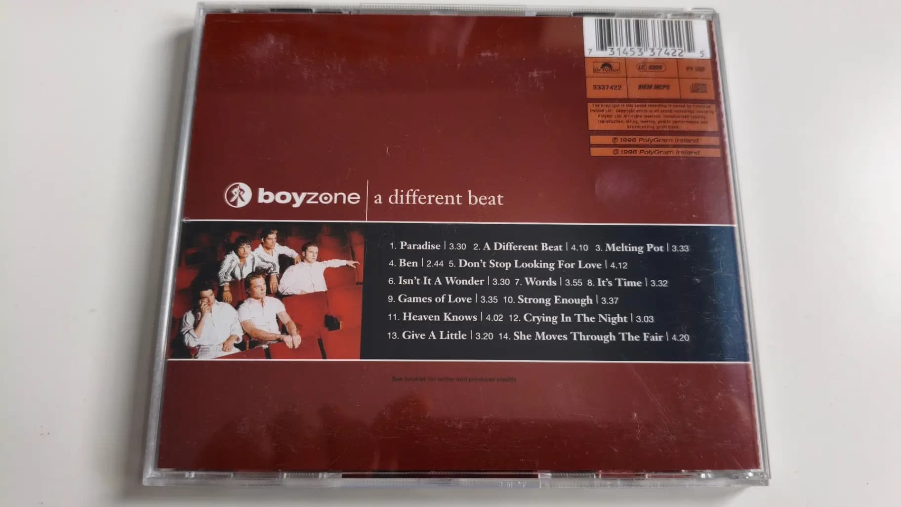 Główne zdjęcie - Boyzone - A Different Beat