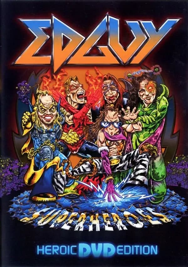 Okładka płyty Edguy - Superheroes