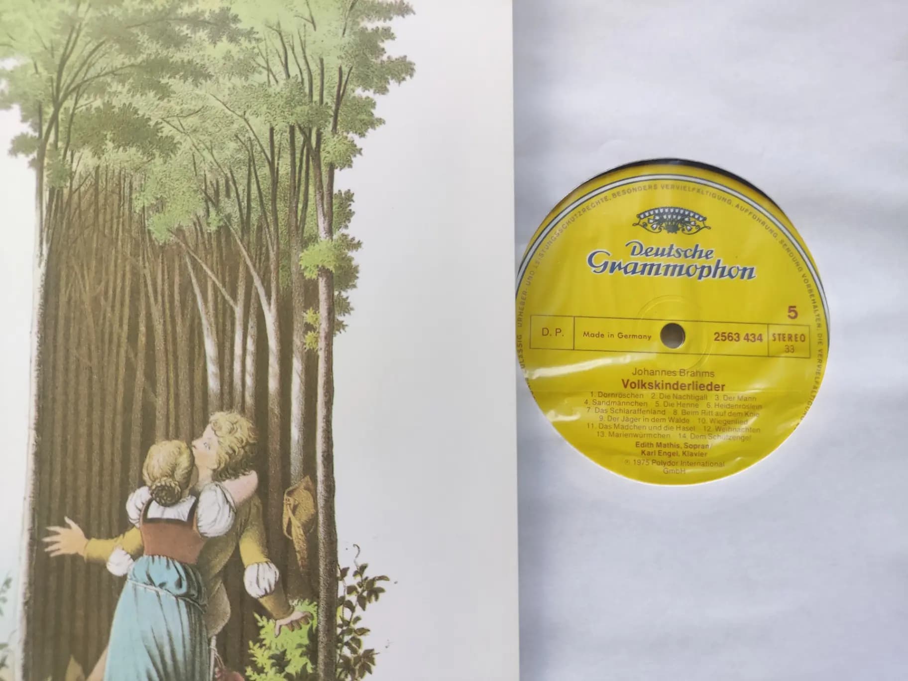Główne zdjęcie - Brahms, Engel - Volkslieder Folksongs  Chansons Populaires
