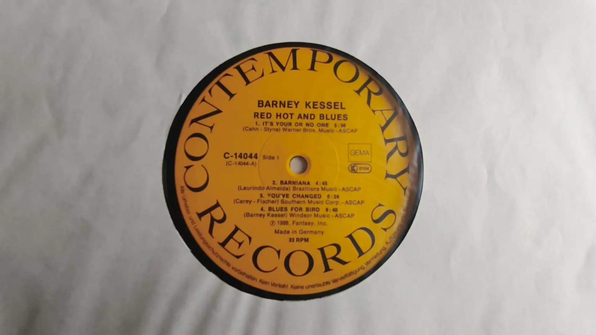 Główne zdjęcie - Barney Kessel - Red Hot And Blues