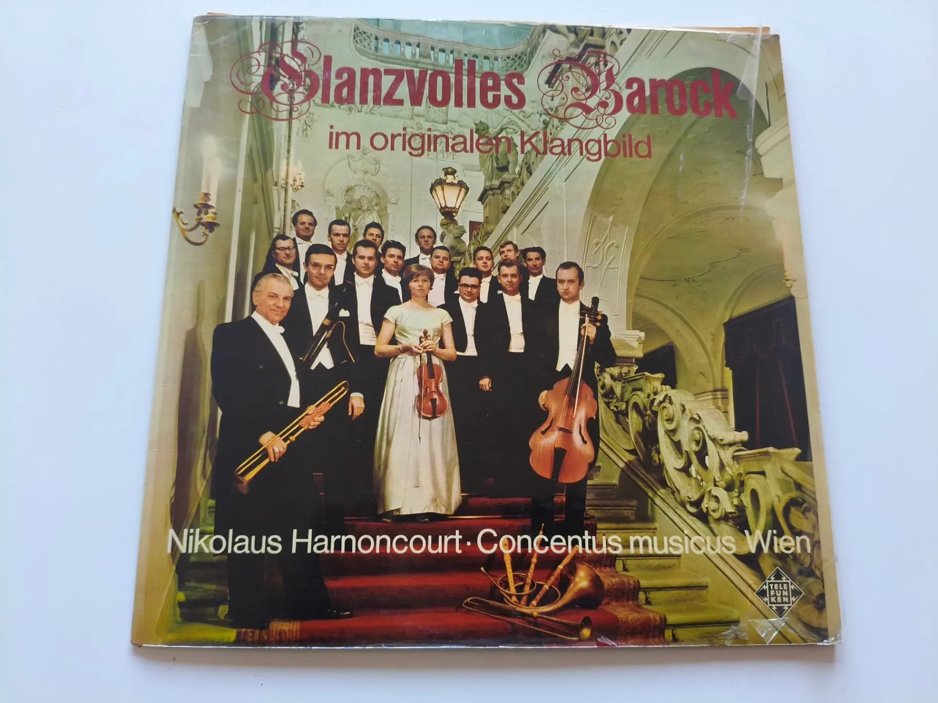 Okładka płyty Harnoncourt - Glanzvolles Barock Im Originalen Klangbild