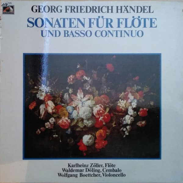Główne zdjęcie - Händel, Boettcher, Zöller - Sonaten Für Flöte Und Basso Continuo