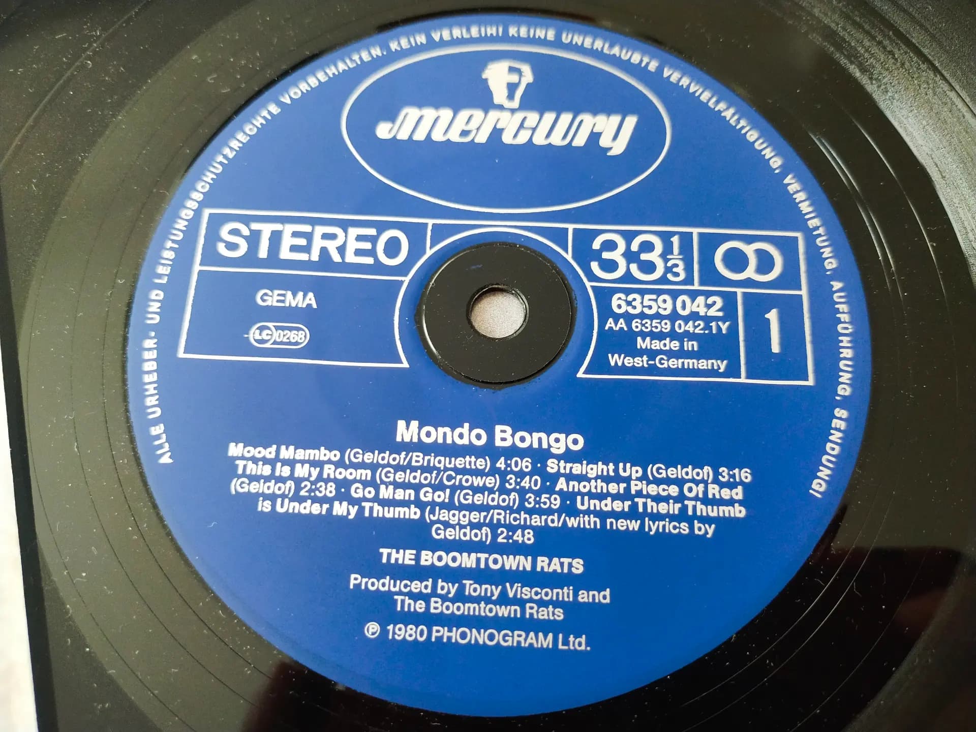 Główne zdjęcie - The Boomtown Rats - Mondo Bongo