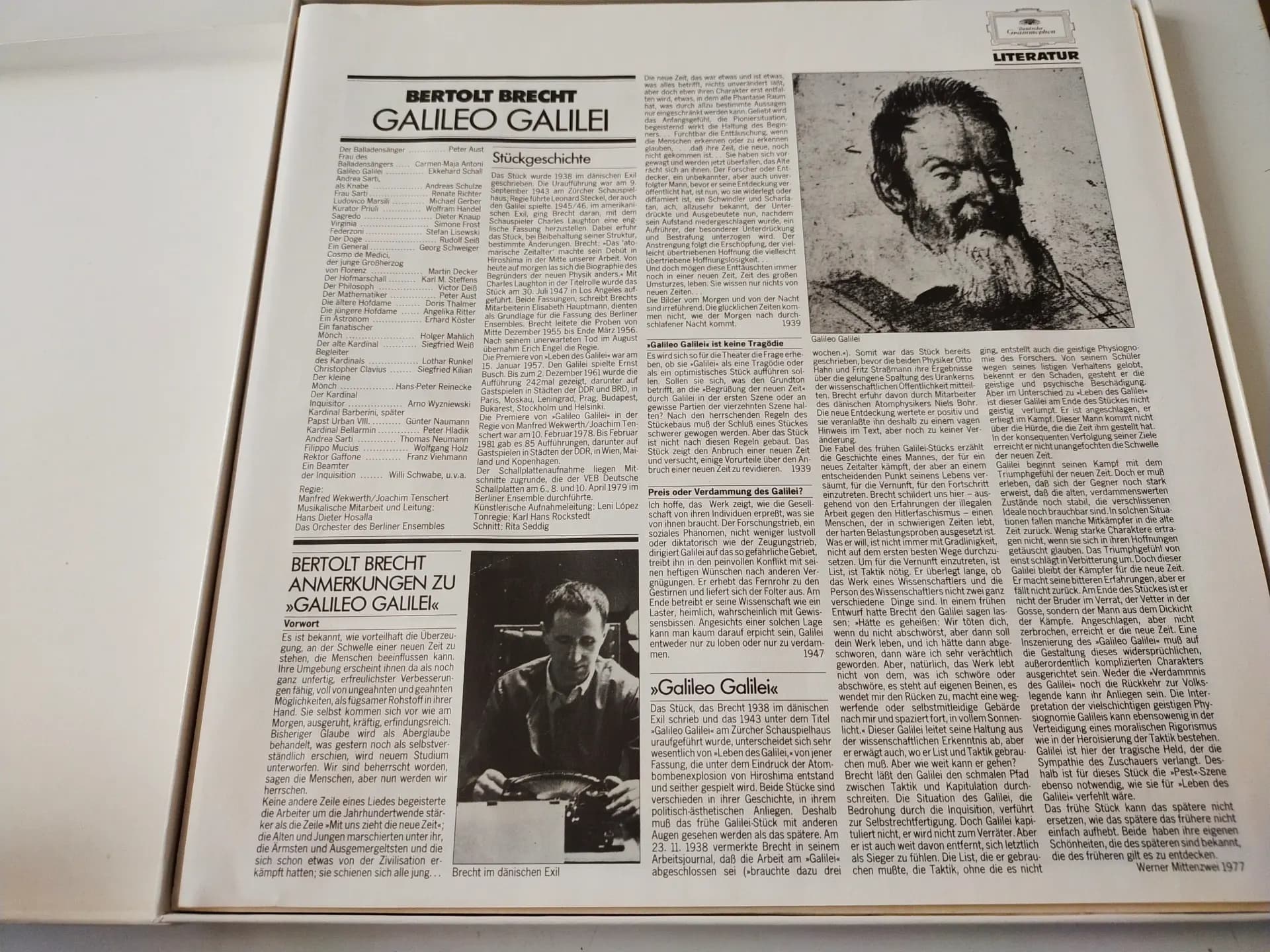 Główne zdjęcie - Brecht, Schall, Eisler, Ensemble - Galileo Galilei