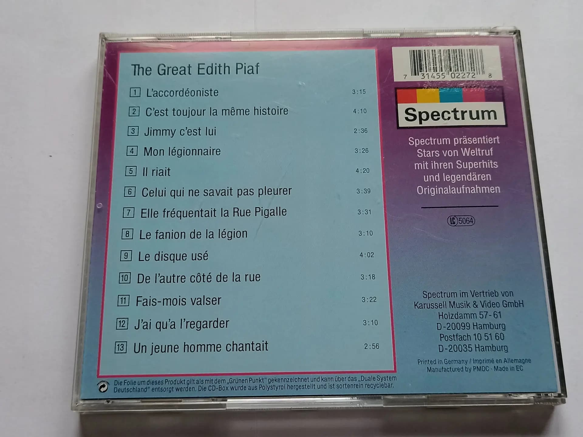 Główne zdjęcie - EDITH PIAF - THE GREAT