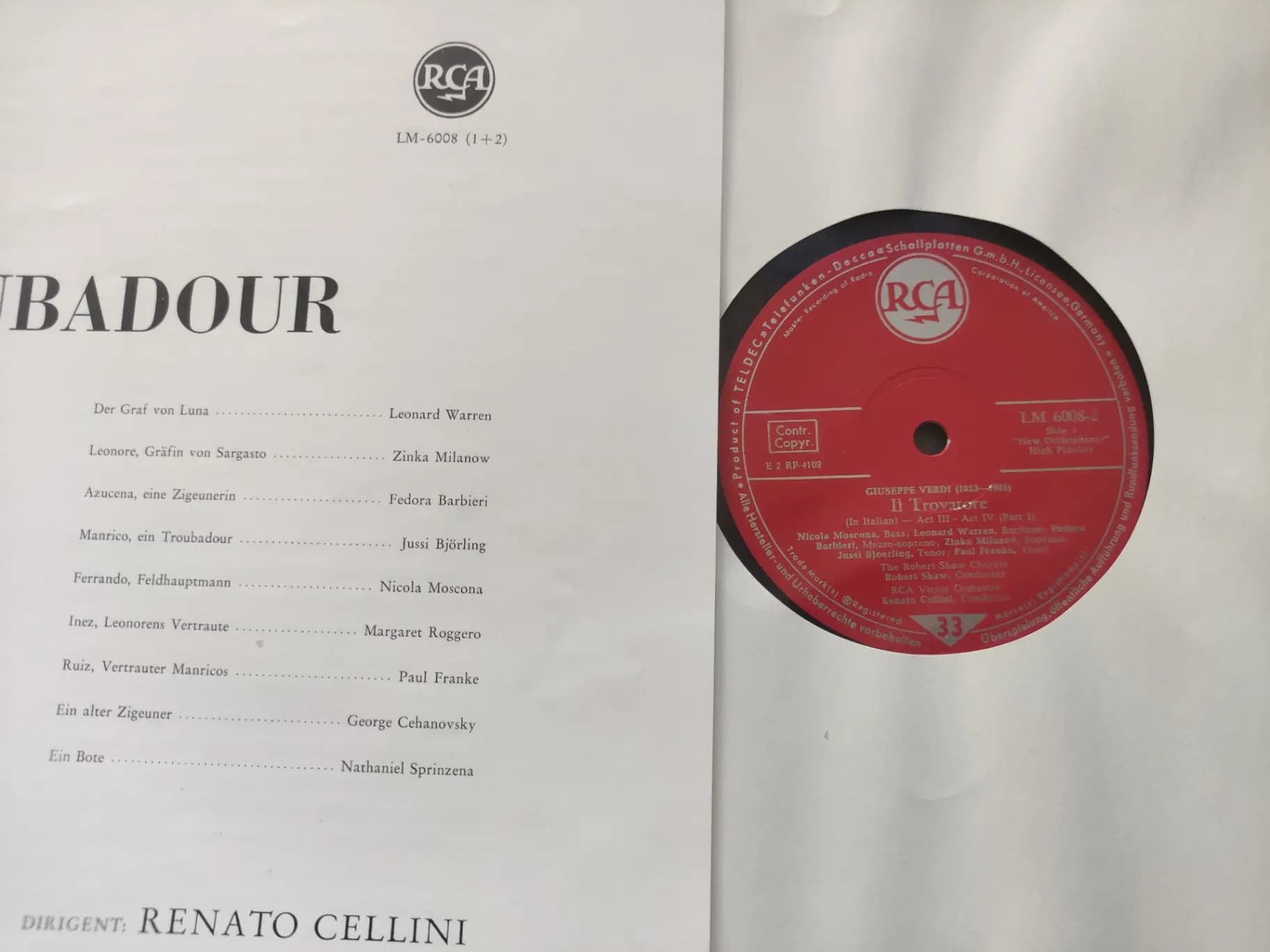 Główne zdjęcie - Verdi, Cellini - Il Trovatore (Der Troubadour)