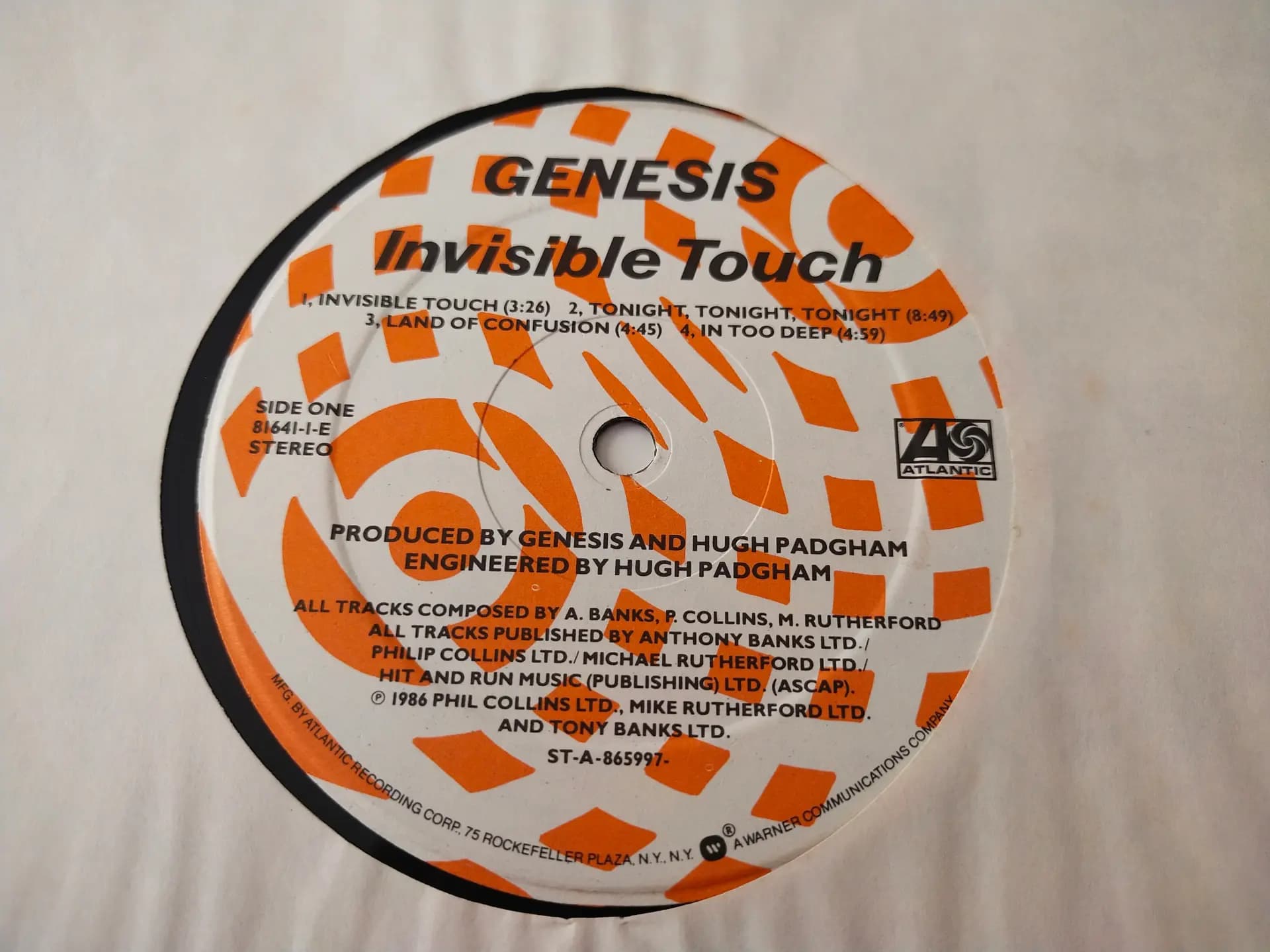 Główne zdjęcie - Genesis - Invisible Touch