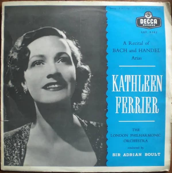 A Recital Of Bach And Handel Arias - Ferrier, Boult