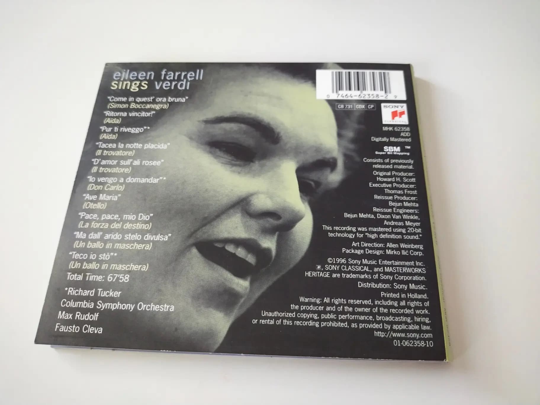 Główne zdjęcie - Eileen Farrell - Sings Verdi