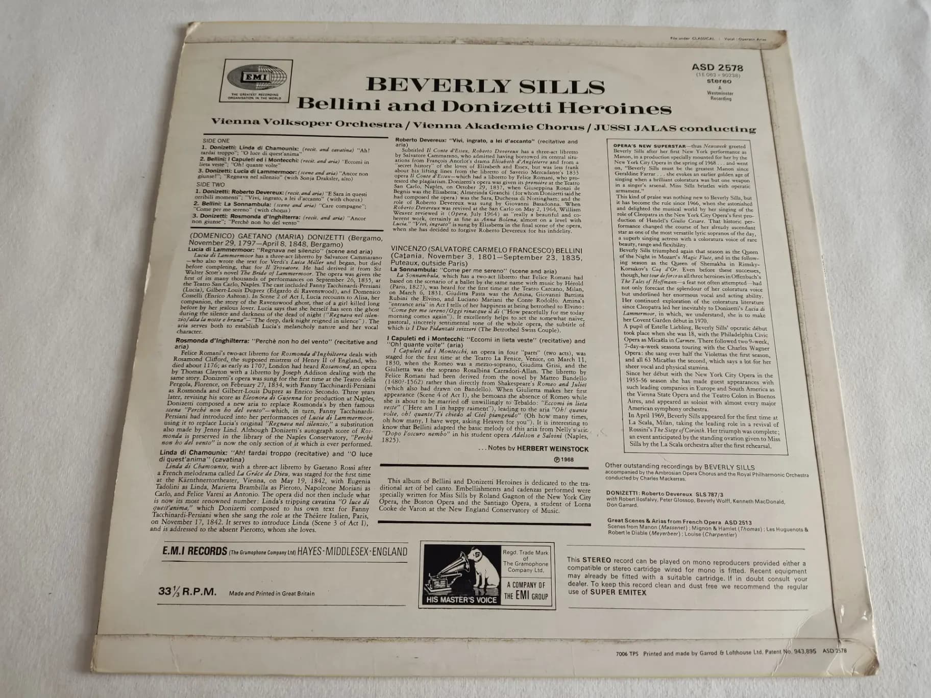 Główne zdjęcie - Beverly Sills - Bellini And Donizetti Heroines