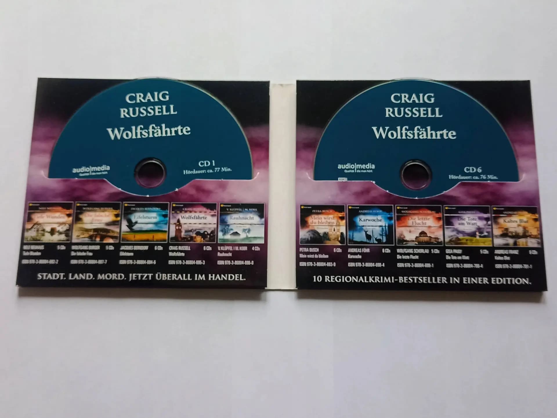 Główne zdjęcie - Craig Russell Gelesen Von David Nathan - Wolfsfährte