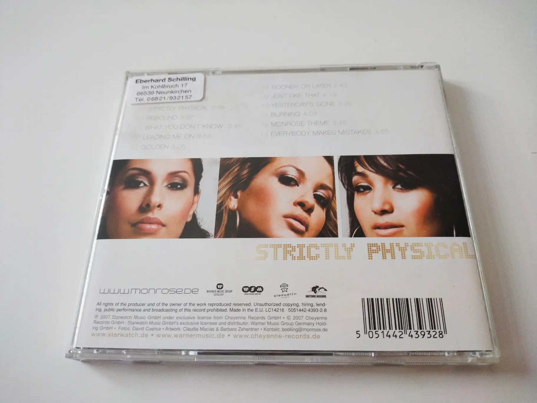 Główne zdjęcie - Monrose - Strictly Physical