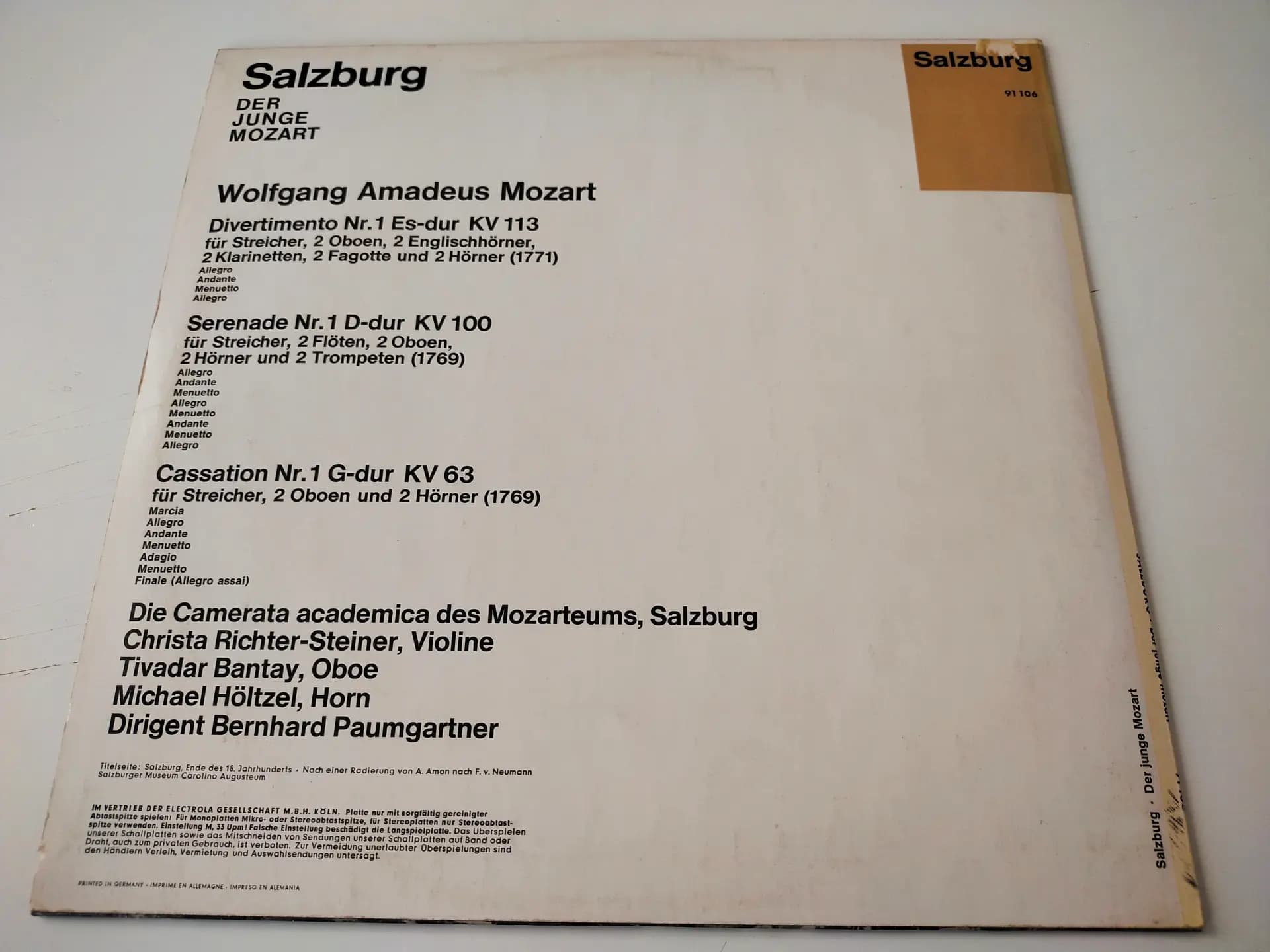 Główne zdjęcie - Camerata Academica Salzburg - Salzburg - Der Junge Mozart
