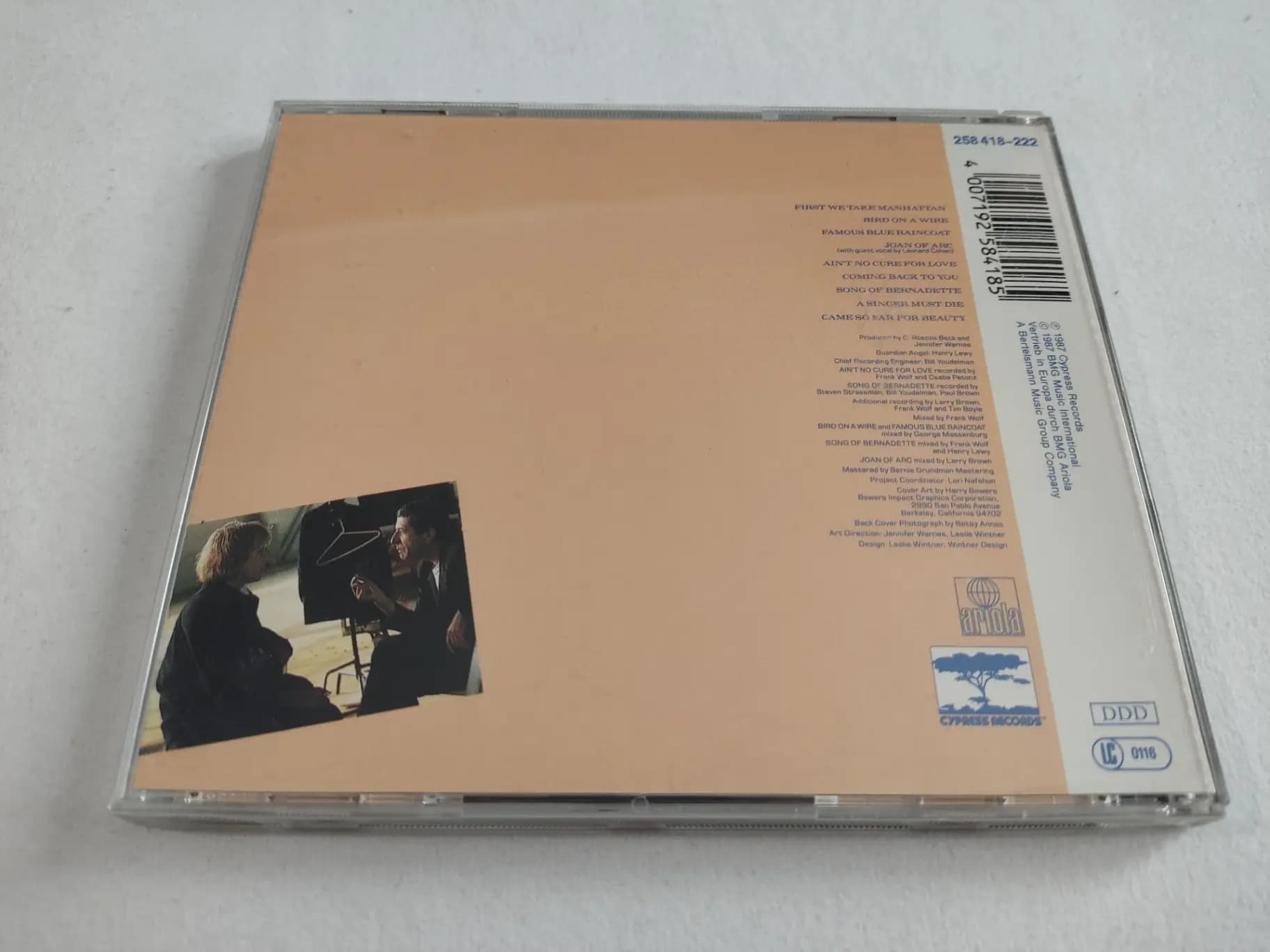 Główne zdjęcie - Jennifer Warnes - Famous Blue Raincoat (The Songs Of Leonard Cohen)