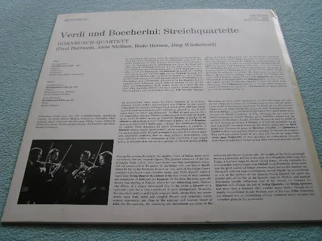 Główne zdjęcie - VERDI, BOCCHERINI - STREICHQUARTETTE - VERDI, BOCCHERINI - STREICHQUARTETTE