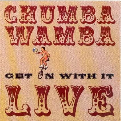 Okładka płyty Chumbawamba - Get On With It Live